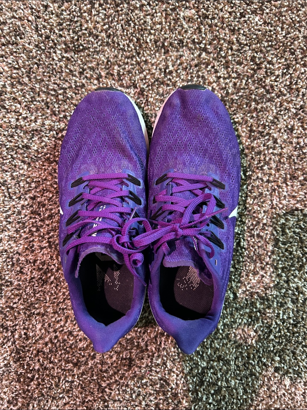 Nike Women's Purple Athletic Running Sneakers